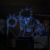 Акриловий 3D світильник-ночник Какаші Хатаке