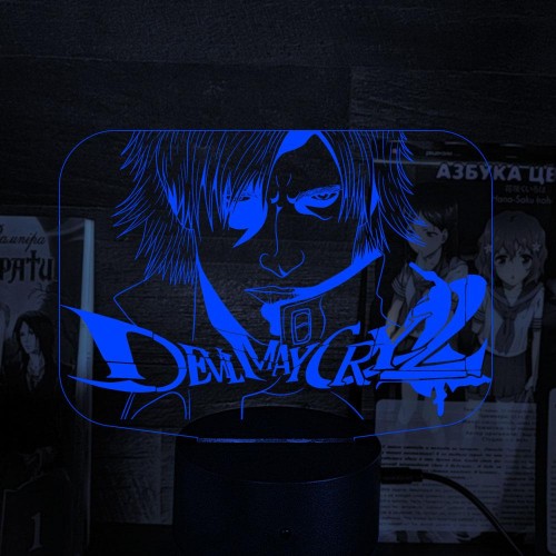 Акриловий 3D світильник-нічник Devil May Cry 3