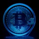 Акриловий 3D світильник-нічник Bitcoin