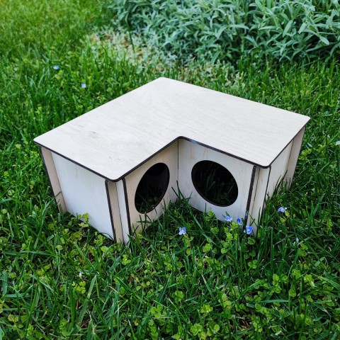 Будиночок для хом'яка 220х220х100 мм