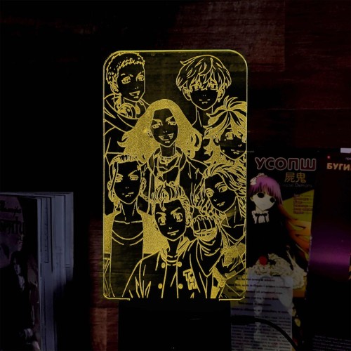 Акриловий 3D світильник-нічник Токійські месники