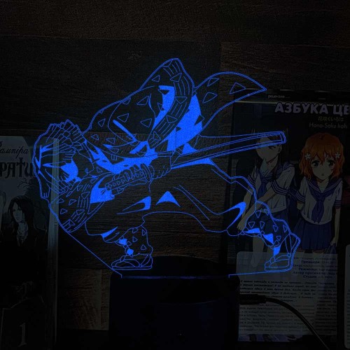 Акриловий 3D світильник-нічник Зеніцу Агацума 3