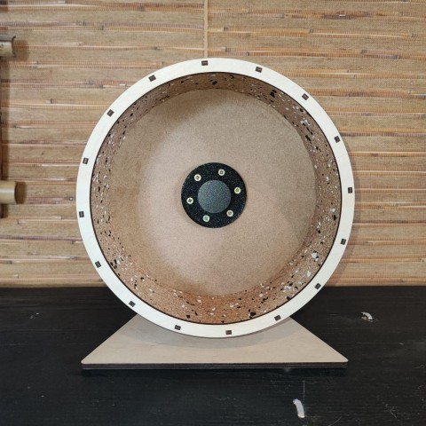 Колесо бігове на підшипниках на 250 мм, ширина бігової доріжки колеса 100 мм для хом'яка