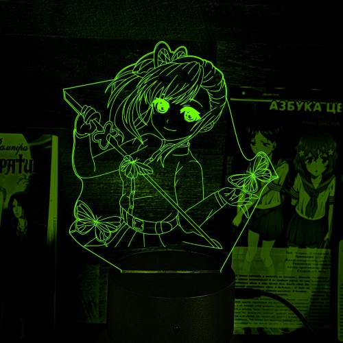 Акриловий 3D світильник-нічник Канао Цуюрі