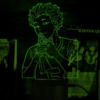Акриловый 3D светильник-ночник Тендо Сатори Haikyu!! Волейбол!! 