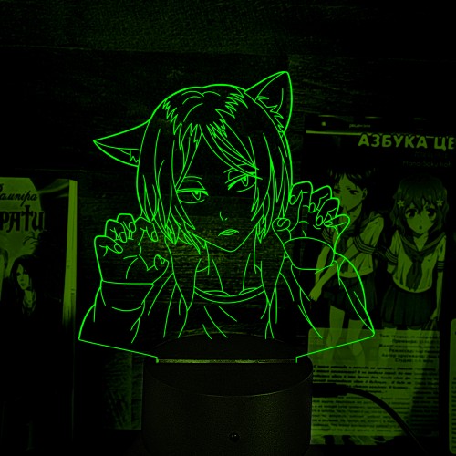 Акриловий 3D світильник-нічник Haikyu!! Волейбол!! Кенма Козуме