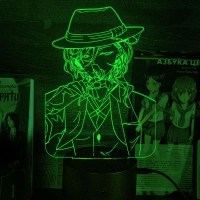 Акриловий 3D світильник-нічник Чуя Накахара 3 