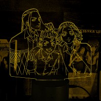 Акриловый 3D светильник-ночник Токийские Мстители 3