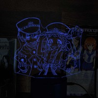 Акриловий 3D світильник-нічник Туалетний хлопчик Ханако 2