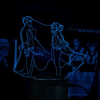 Акриловий 3D світильник-нічник Кім Докджа 2 Точка зору всезнаючого читача