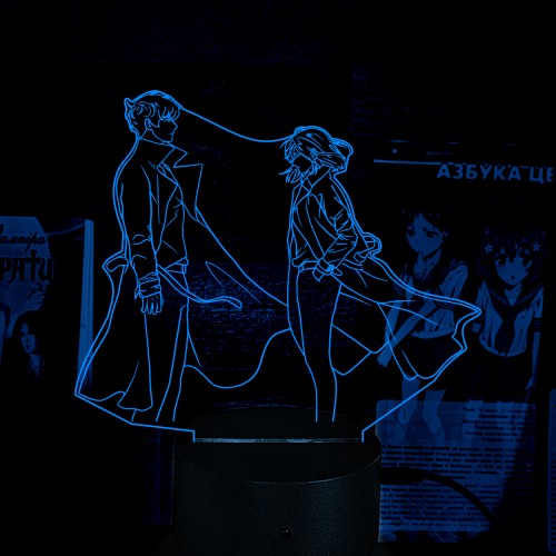 Акриловий 3D світильник-нічник Кім Докджа 2 Точка зору всезнаючого читача