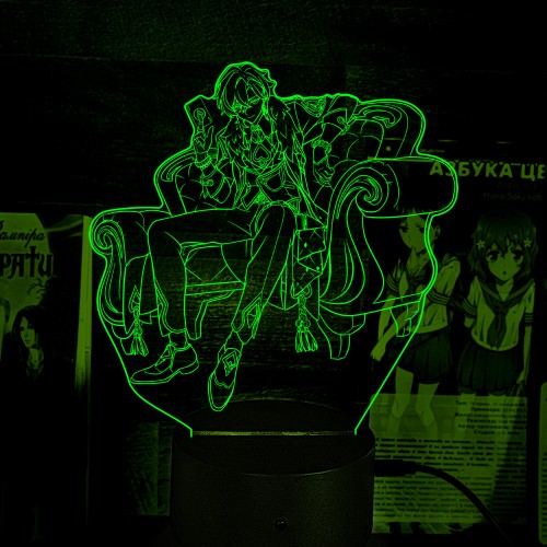 Акриловий 3D світильник-нічник Авантюрін Honkai: Star Rail