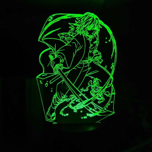 Акриловий 3D світильник-нічник Гію Томіока