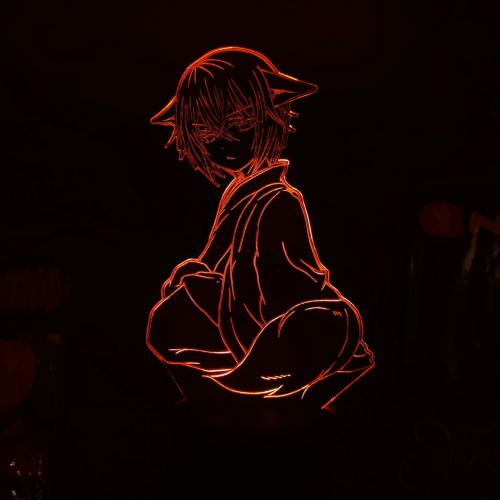 Акриловий 3D світильник-ночник Томое Мікаге