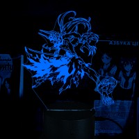 Акриловый 3D светильник-ночник Ичиго Куросаки 