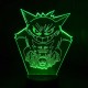 Акриловий 3D світильник-нічник покемон Генгар