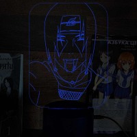 Акриловий 3D світильник-ночник Учиха Ітачі 3 "Наруто"