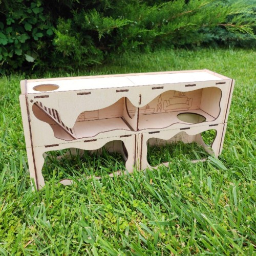 Тунель/лабіринт - верх - 430х100х100 і низ із двох частин по 215х100х100