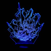 Акриловий 3D світильник-нічник Сяо 2