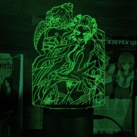 Акриловий 3D світильник-нічник Дакі та Г'ютаро