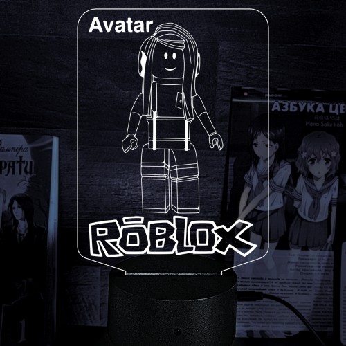 Акриловий 3D світильник-ночник Lego Avatar