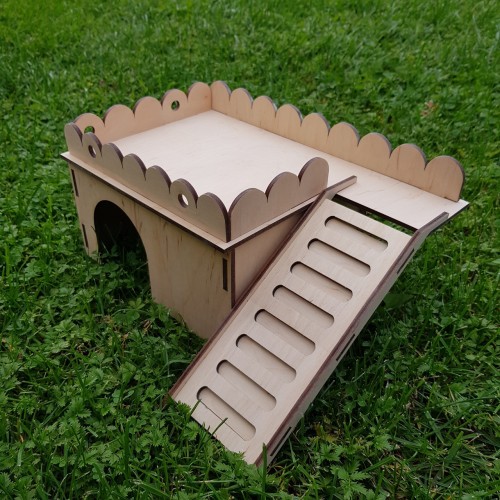 Будиночок зі сходами: Житлова зона 200х170х100 загальна зі сходами -280х220х140