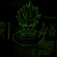 Акриловий 3D світильник-нічник Сон Гоку Dragon Ball