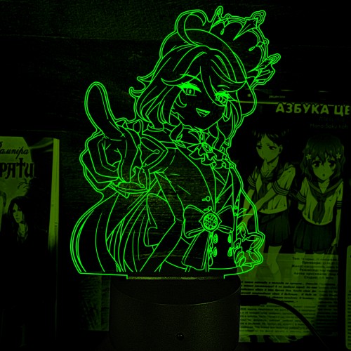 Акриловий 3D світильник-ночник Фуріна Genshin Impact