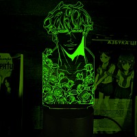 Акриловый 3D светильник-ночник Врата Ада  Каин