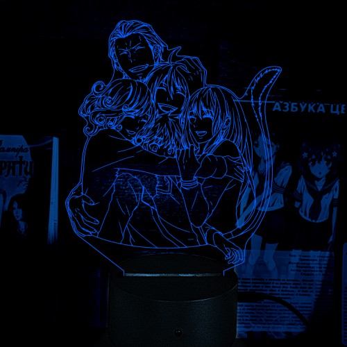 Акриловий 3D світильник-нічник Безхатній Бог